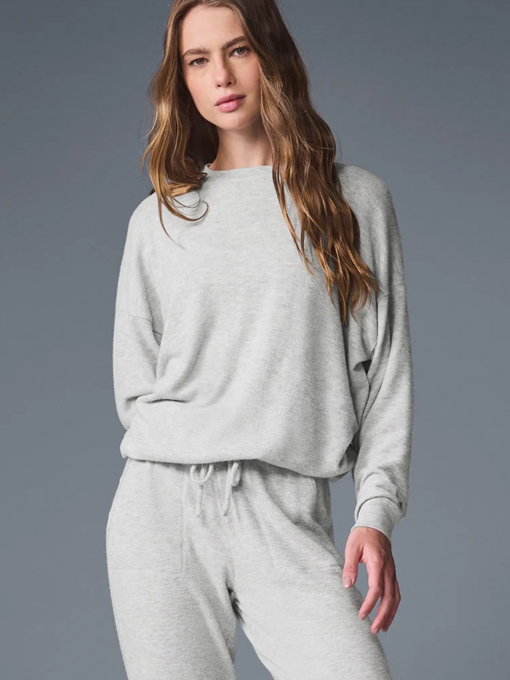 Alo Grey Soho Pullover - Picture 2 of 5